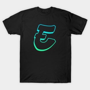 Letter E - Outline T-Shirt